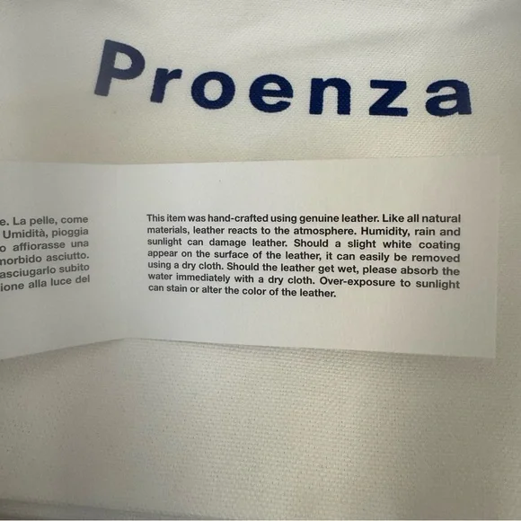 NWT PROENZA SCHOULER Black Leather Drawstring Tote Bag With Detachable Zip Pouch - Picture 12 of 16